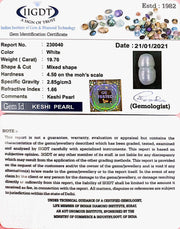 19.70/CT NATURAL KESHI PEARL